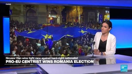 Romania: Nicusor Dan wins tight race against hard-right nationalist