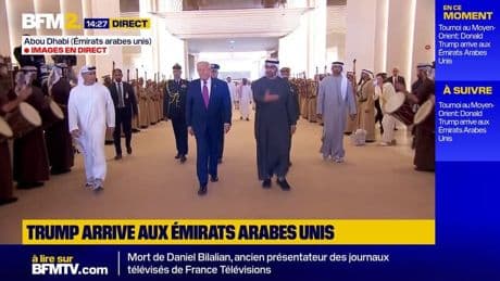 Donald Trump est arrivé aux Émirats arabes unis