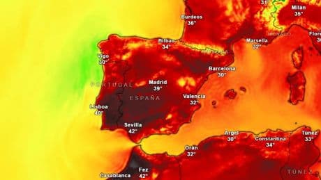 Ola de calor en España: las 9 grandes ciudades que sufrirán 40 ºC este fin de semana
