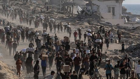 Krieg in Nahost: Offenbar viele Tote bei Hilfszentrum im Gazastreifen