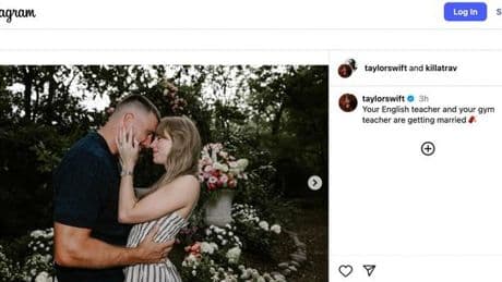 Taylor Swift annonce son mariage avec le joueur de football américain Travis Kelce