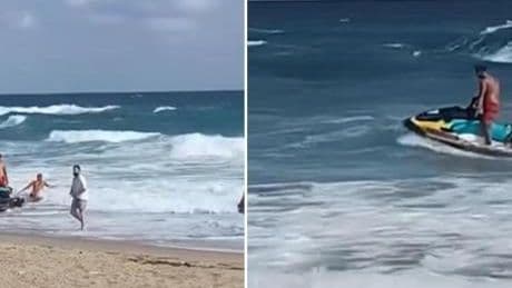 Denize girme yasağına aldırmadı, boğulmaktan son anda kurtarıldı
