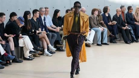Secrets and longing surface as Saint Laurent menswear parades at Pinault’s art palace