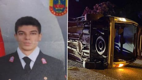 Uzman çavuş Asım Öztürk kazada hayatını kaybetti