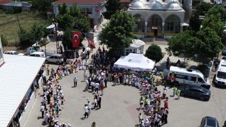 Tekirdağ’da 79 yıllık bayram geleneği sürdürüldü