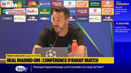 "Venir ici à Madrid pour la Ligue des Champions est une fierté", affirme l'entraîneur de l'OM avant d'affronter le Real Madrid