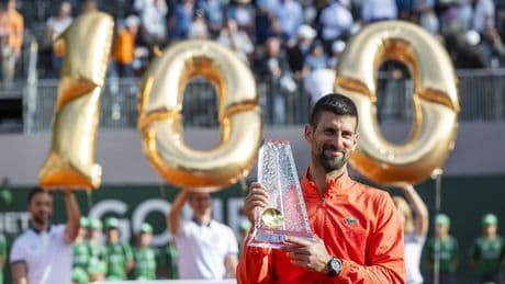 Djokovic conquista su título número 100 en Ginebra
