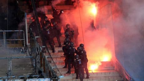 13 gegen 3 Dresdner - Polizei jagt die feigen Hooligans von Rostock