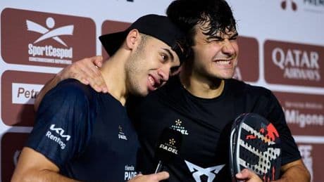 Cardona y Augsburger buscarán la gloria en Asunción ante Galán y Chingotto