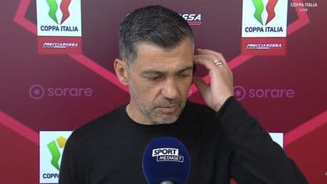 Conceicao: &quot;Delusione per tutti, ora chiudiamo con dignit&agrave;. Arbitro? Non ne parlo...&quot;