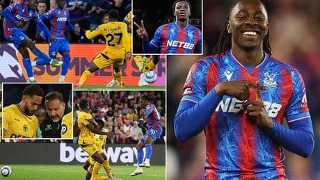 Crystal Palace 4-2 Wolves: Oliver Glasner's FA Cup heroes rock Selhurst as Eddie Nketiah double downs Wolves