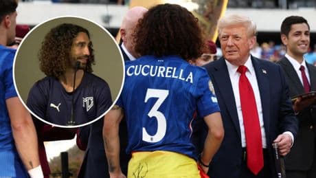 Cucurella, muy sincero sobre su momento viral con Donald Trump:  "A ver quién le decía algo, yo estaba cagado"