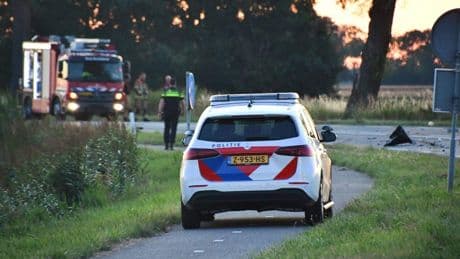 Motorrijder (21) uit Tholen dood door aanrijding met auto op N286