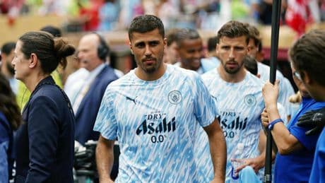 Rodri, titular por primera vez desde su lesión