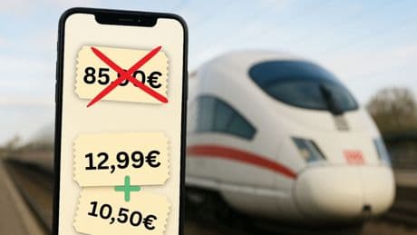 Kurioser DB-Navigator-Trick: Wer 2 Tickets bucht, reist oft viel günstiger