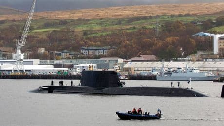Category A nuclear incident reported at Faslane naval base this year, MoD confirms