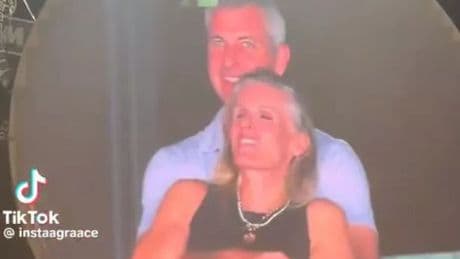 Coldplay kiss cam duo Andy Byron and Kristin Cabot 'all over each other' before being caught