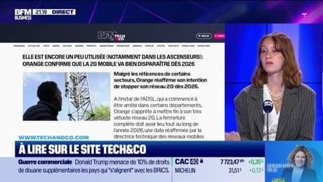 À lire sur le site Tech&Co : Elle est encore un peu utilisée (notamment dans les ascenseurs), Orange confirme que la 2G mobile va bien disparaître dès 2026, par Salomé Ferraris - 07/07