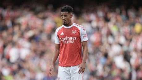 Premier League : Saliba indisponible trois à quatre semaines