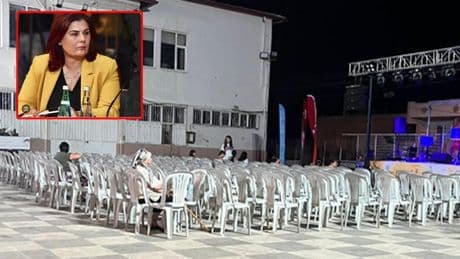 Çeştepe’de Çerçioğlu protestosu: Konser boş kaldı