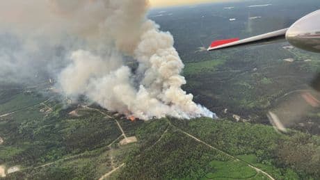 Kiskatinaw River wildfire prompts new evacuations in northeast B.C.