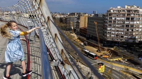 Una gran nave temporal amortiguará el ruido de la tuneladora de la L8 en la Gran Via de Barcelona