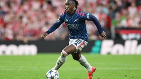 Arsenal: Eberechi Eze told his level 'will have to jump up' after ineffective Champions League debut