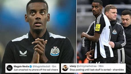Newcastle fans go into meltdown as star striker Alexander Isak seeks a transfer away and skips Far East pre-season tour - with Magpies under-fire in one X-rated reply at news