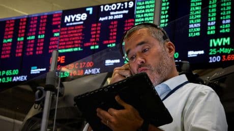 Wall Street cae pendiente de los aranceles, los resultados y la Fed: el Dow Jones pierde el nivel de los 41.000 puntos