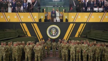 Americans mock underwhelming Flag Day parade with soldiers ‘marching out of step’