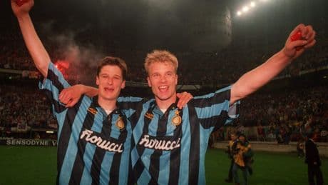 De band tussen Ajax en Internazionale: 16 blauw-zwarte Ajacieden en Sjaak ’Maradona’ Swart