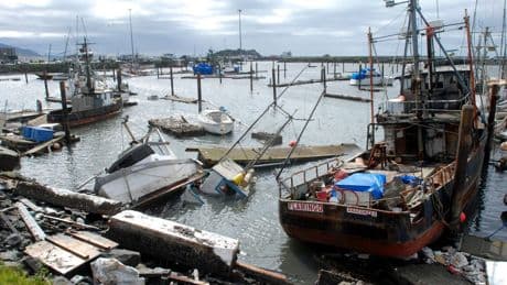 A tiny California city prone to tsunamis saw the highest waves in continental US after quake