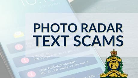 Lethbridge police issue warning about new photo radar text scam