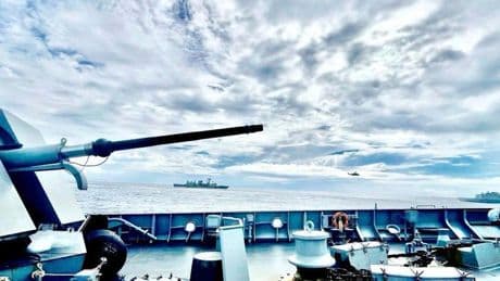Canada joins allies for military drills off disputed South China Sea shoal