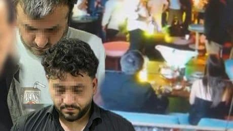 Beşiktaş'ta dehşet! Şampanya yan masaya sıçradı silahlar patladı