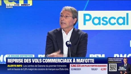 Mayotte: "Nous avons mis en place des vols supplémentaires de passagers et de fret", assure Pascal de Izaguirre (PDG de Corsaire)