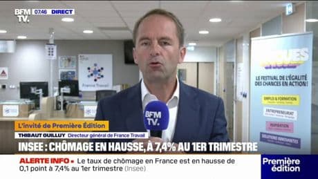 Thibaut Guilluy (directeur général de France Travail): "Le taux de chômage des plus de 50 ans reste stable"