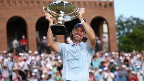 Tommy Fleetwood slays his 'demons' with maiden US triumph as Justin Rose and Shane Lowry roar him on