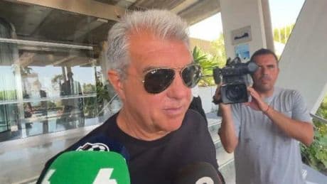 Laporta: "Felicito a Deco por el gran trabajo que ha hecho"