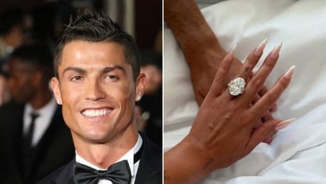 30-Karat-Diamant: So viel zahlt Cristiano Ronaldo für XXL-Verlobungsring