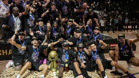 Le Paris Basketball, sacré champion de France, replace la capitale au sommet du basket hexagonal