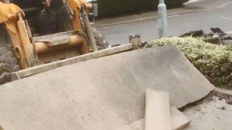 Builders in hot water for viral video tearing up driveway ‘over unpaid bill’