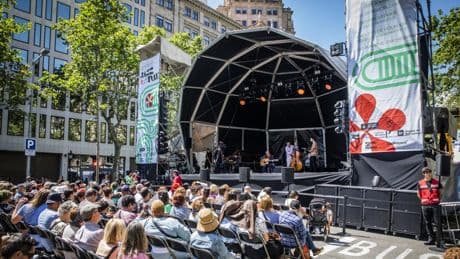 El paseo de Gràcia acoge el Barcelona Jazz Day: una fiesta del jazz al aire libre y para todos