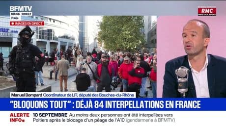 Manuel Bompard (LFI): "Je ne souhaite pas que le mouvement s'arrête ce soir"