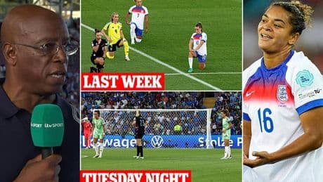 Ian Wright reveals his stance on England's decision to stop taking the knee after online abuse of Lionesses' star Jess Carter