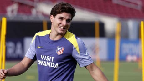 ¡Por fin! El Atlético entrenó con todos sus jugadores en Los Ángeles