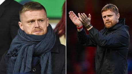 Former Chelsea star Damien Duff, who now manages League of Ireland side, seen serving a touchline ban in a bizarre spot during Dublin derby