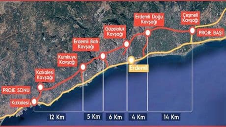 Dev yatırım: Bu otoyol 2.5 saatlik yolu 36 dakikaya indiriyor! Akdeniz sahilleri birbirine bağlanıyor