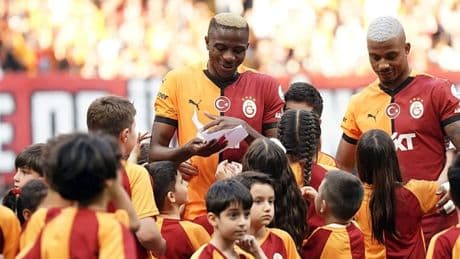 Galatasaray'da gol anonsunu Osimhen'in kızı yaptı!