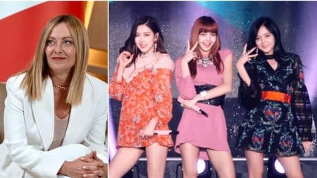 Giorgia Meloni con la figlia al concerto delle Blackpink a Milano (unica tappa italiana delle star K-Pop)